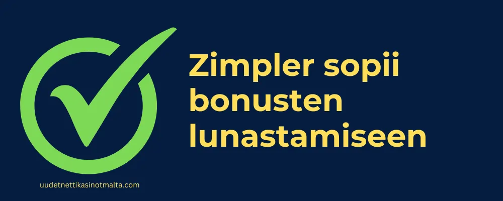 Lunasta bonukset Zimplerillä